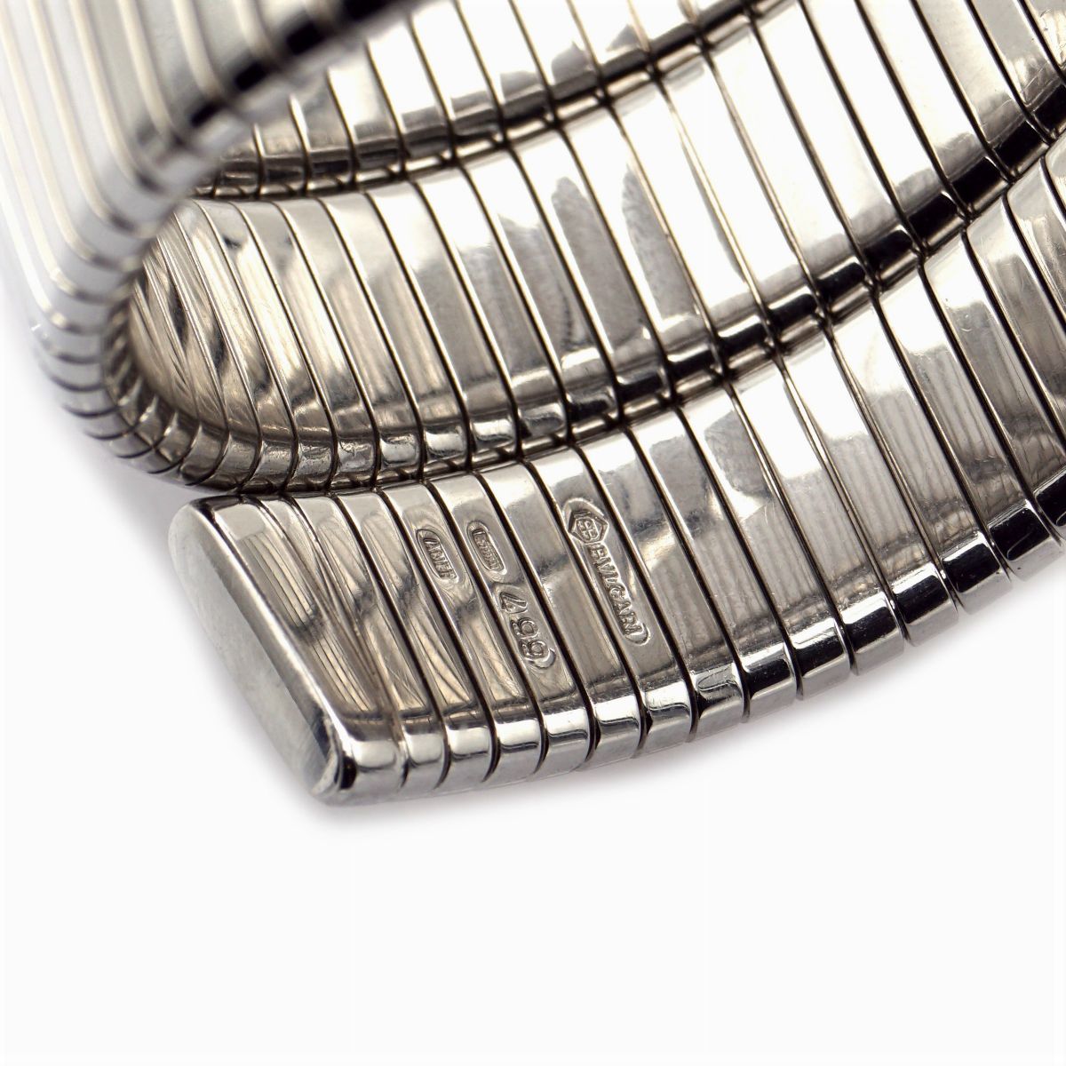 Bulgari Collezione Tubogas, Bracciale Orologio a Serpente