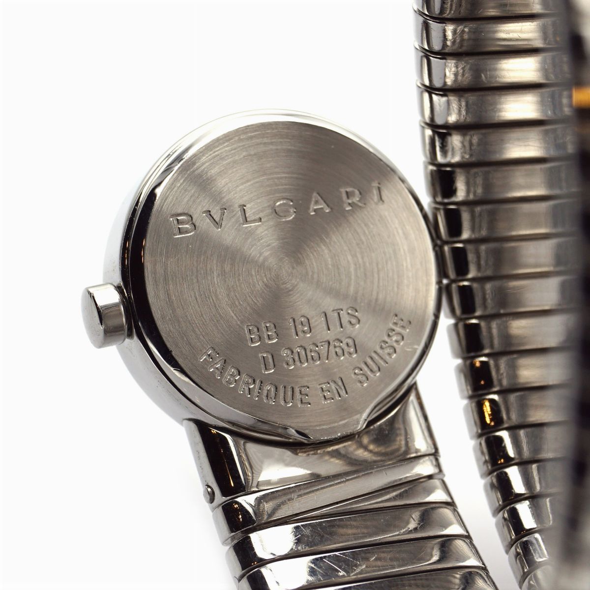 Bulgari Collezione Tubogas, Bracciale Orologio a Serpente