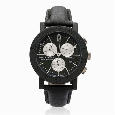 Bulgari Carbongold Cortina, Orologio Cronografo da Polso