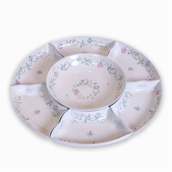 Set cena fredda in porcellana (7)  (Italia, XX Sec.)  - Asta ARGENTI E ARTE DELLA TAVOLA - Colasanti Casa d'Aste