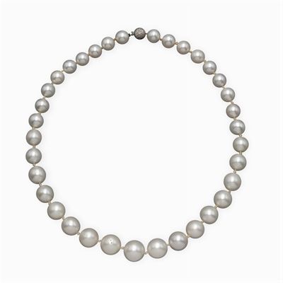 Collana Ad un Filo di Perle South Sea