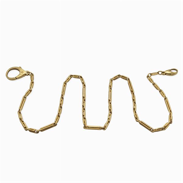Catena orologio in oro giallo 18kt
