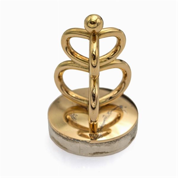 Bulgari, 18kt yellow gold and silver seal