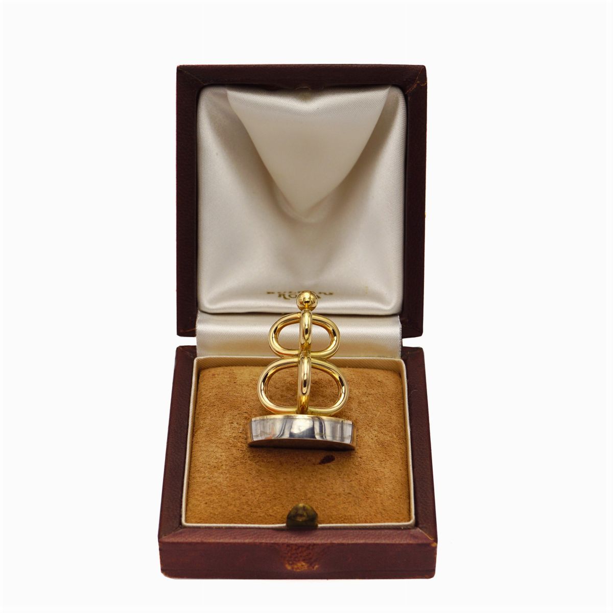 Bulgari, Sigillo in Oro Giallo 18kt e Argento