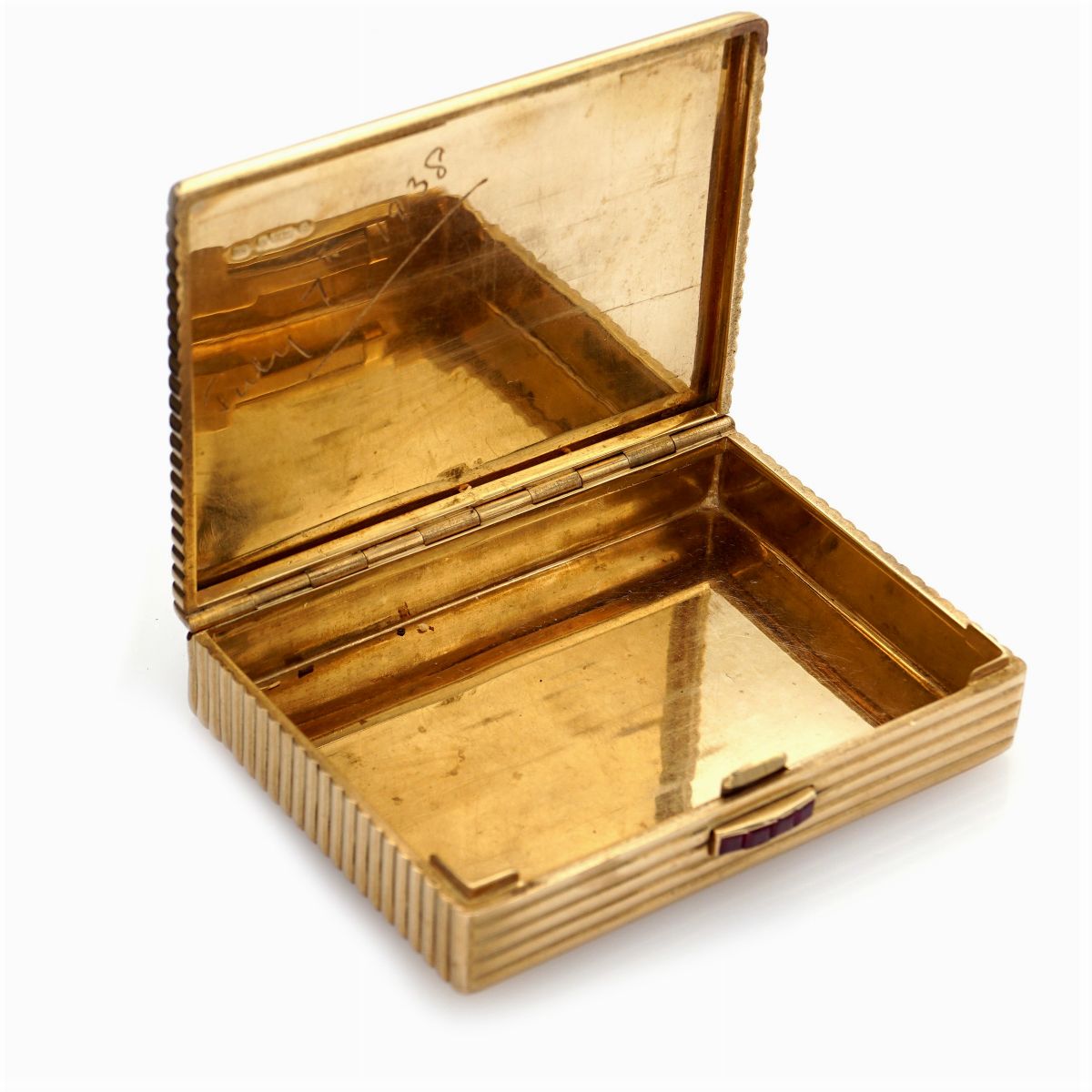 Trousse in Oro Giallo Rigato 9kt