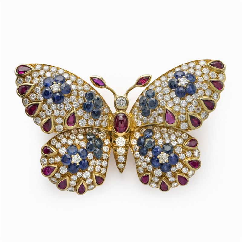Tiffany & Co. Spilla Farfalla in Oro Giallo 18kt