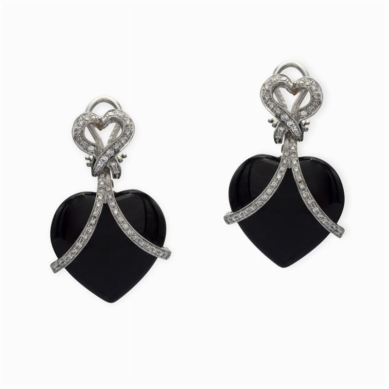 Orecchini Pendenti in Oro Bianco 18kt