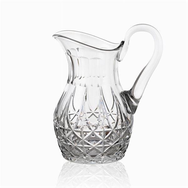 Ground crystal carafe  (Italy, 20th century)  - Auction FINE SILVER AND ART OF THE TABLE - Colasanti Casa d'Aste