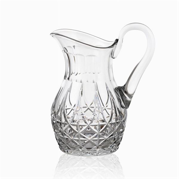 Caraffa in cristallo molato