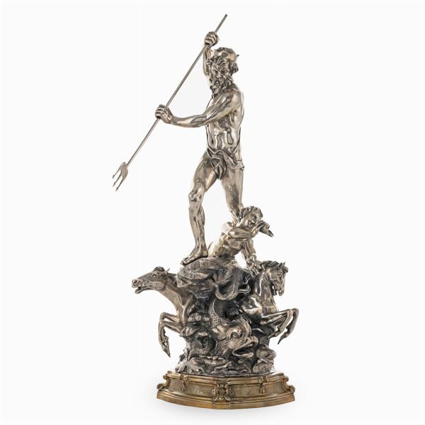 Eugenio Avolio, grande scultura in argento