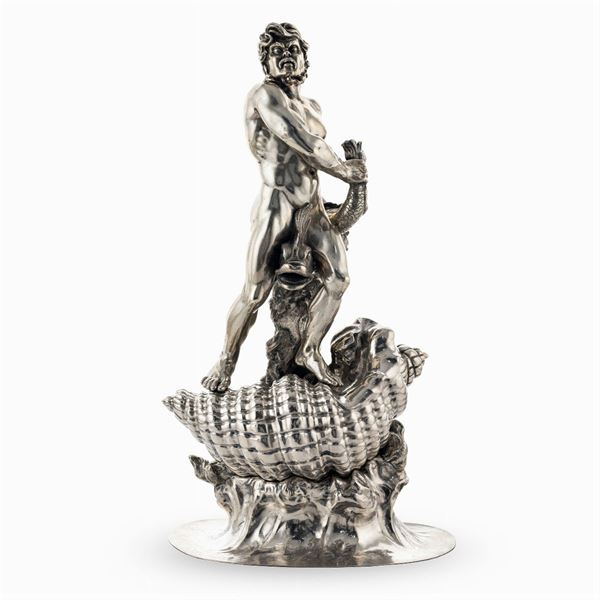 Eugenio Avolio, grande scultura in argento