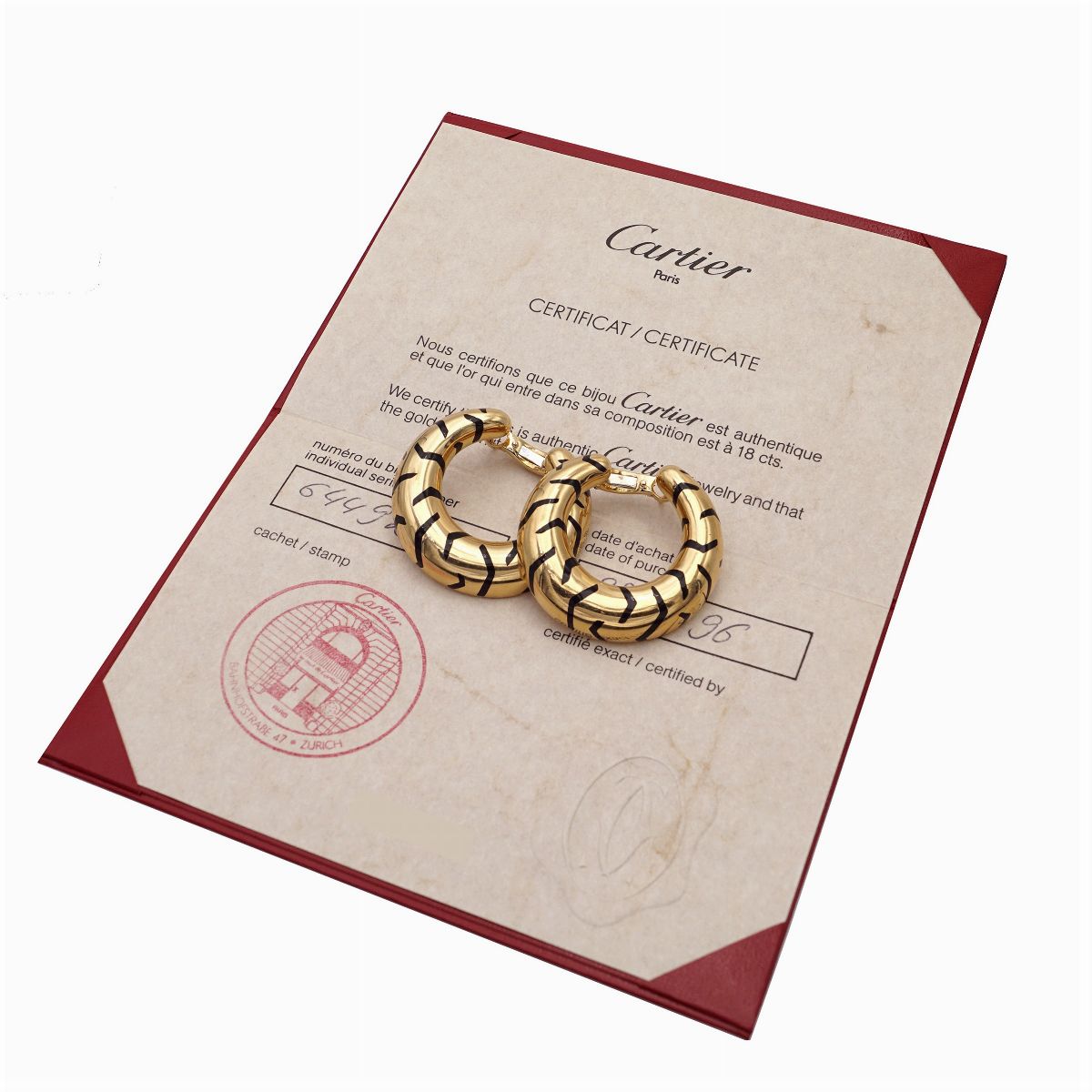 Cartier Collezione Panthère Tiger, Orecchini Creole