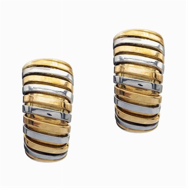 Bulgari collezione Tubogas, orecchini a lobo