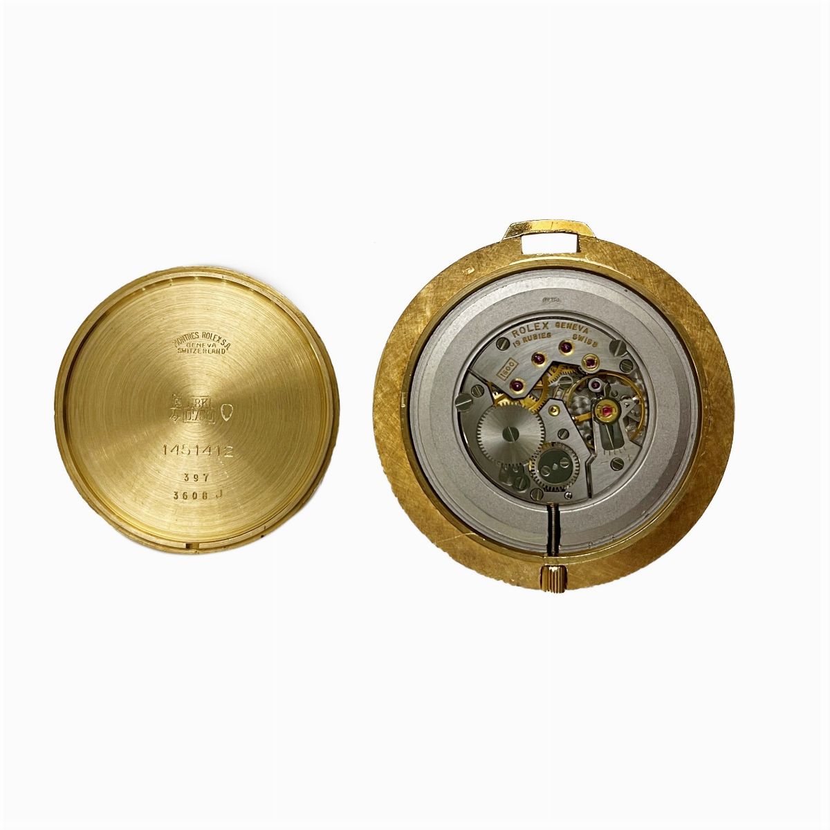 Rolex, Orologio da Tasca con Catena Orologio