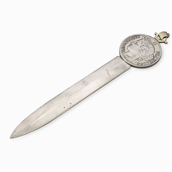 Cartier, silver letter opener  (France, 20th century)  - Auction FINE SILVER AND ART OF THE TABLE - Colasanti Casa d'Aste