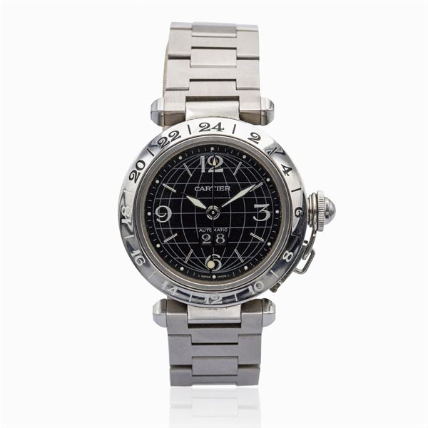 Cartier Pasha Gmt, orologio da polso