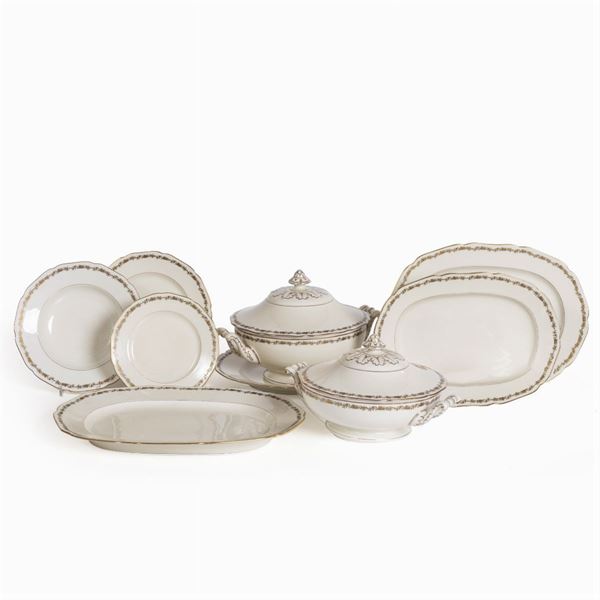 Hutschenreuther, tableware service for Candida Tupini Rome (57)  (Germany, mid 20th century)  - Auction FINE SILVER AND ART OF THE TABLE - Colasanti Casa d'Aste