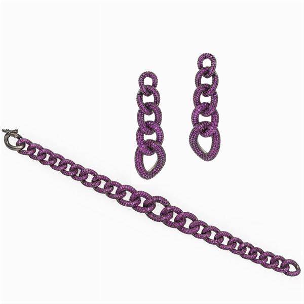 Parure bijou maglia groumette