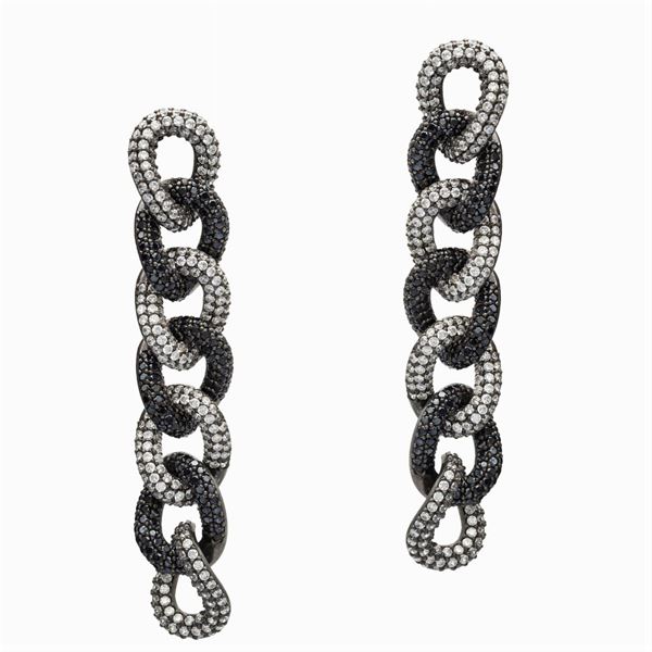Bijou groumette links earrings  - Auction FINE JEWELS  WATCHES FASHION VINTAGE - Colasanti Casa d'Aste
