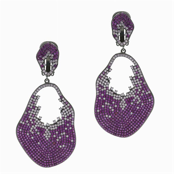 Bijou pendant earrings  - Auction FINE JEWELS  WATCHES FASHION VINTAGE - Colasanti Casa d'Aste