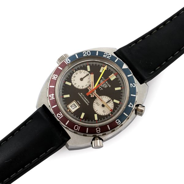 Tag Heuer Autavia GMT, chronograph wristwatch  (1970s circa)  - Auction FINE JEWELS  WATCHES FASHION VINTAGE - Colasanti Casa d'Aste