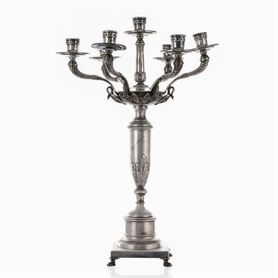 Candelabro in Argento