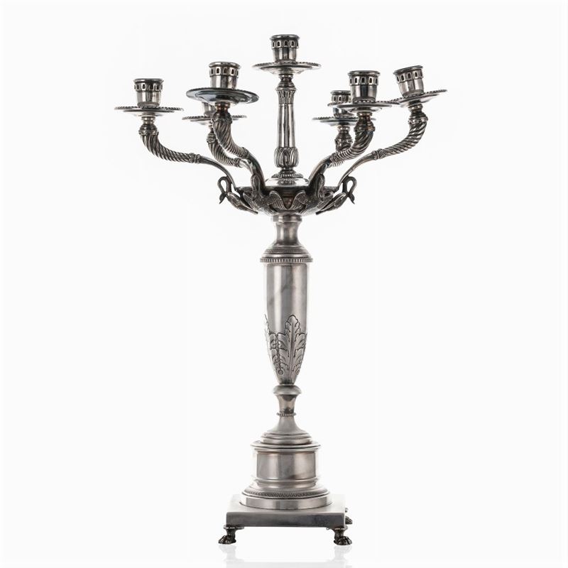 Candelabro in Argento