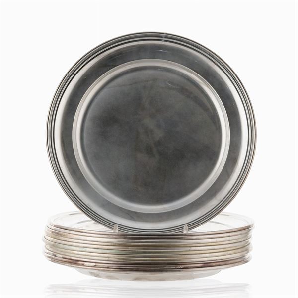 Silver underplates set (12)