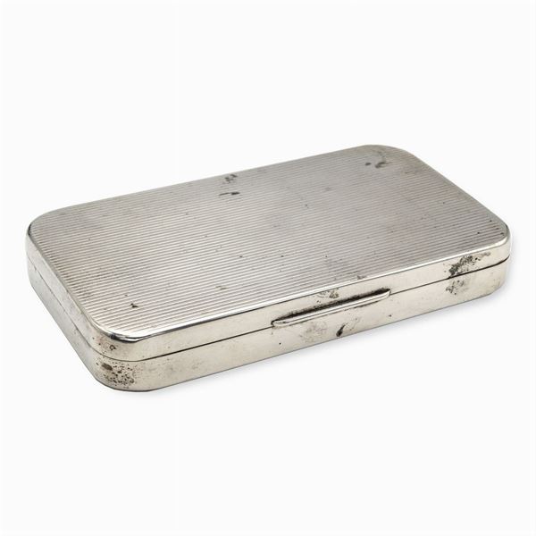 Silver box  (Italy, 20th century)  - Auction FINE SILVER AND ART OF THE TABLE - Colasanti Casa d'Aste