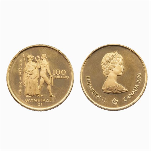 Moneta commemorativa  (Canada 1976)  - Asta MONETE E MEDAGLIE  ASTA A TEMPO ONLINE - Colasanti Casa d'Aste