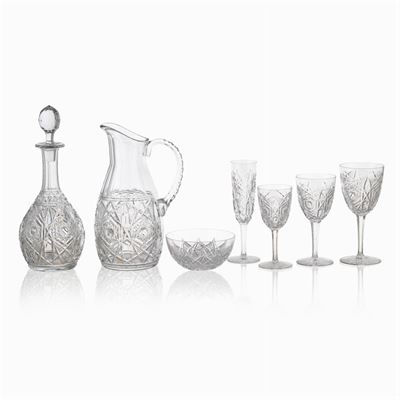 Baccarat, Servizio di Bicchieri in Cristallo Trasparente (62)