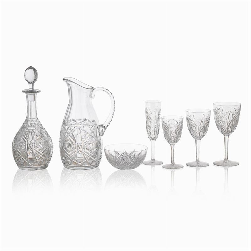 Baccarat, Servizio di Bicchieri in Cristallo Trasparente (62)