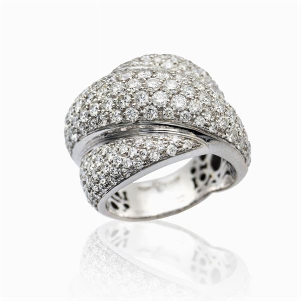 Damiani, anello collezione Gomitolo