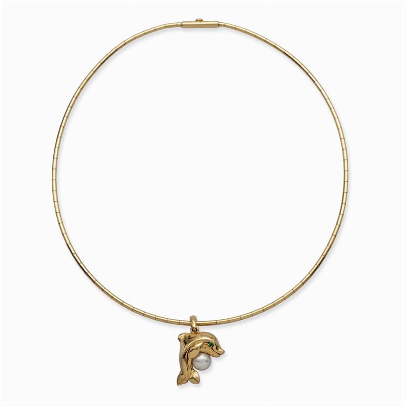 Cartier, Collana con Pendente Delfino