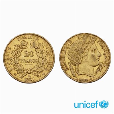 4 Marenghi Francesi 20 Franchi
