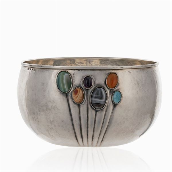 Silver centerpiece bowl  (Italy, 20th century)  - Auction FINE SILVER AND ART OF THE TABLE - Colasanti Casa d'Aste