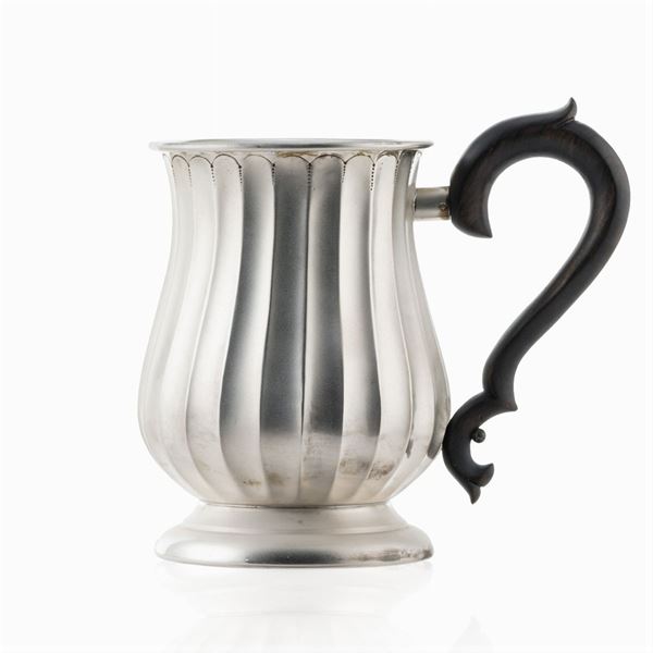 Silver mug  (Italy, 20th century)  - Auction FINE SILVER AND ART OF THE TABLE - Colasanti Casa d'Aste