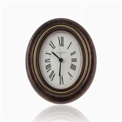 Cartier, Orologio da Tavolo con Sveglia Vintage