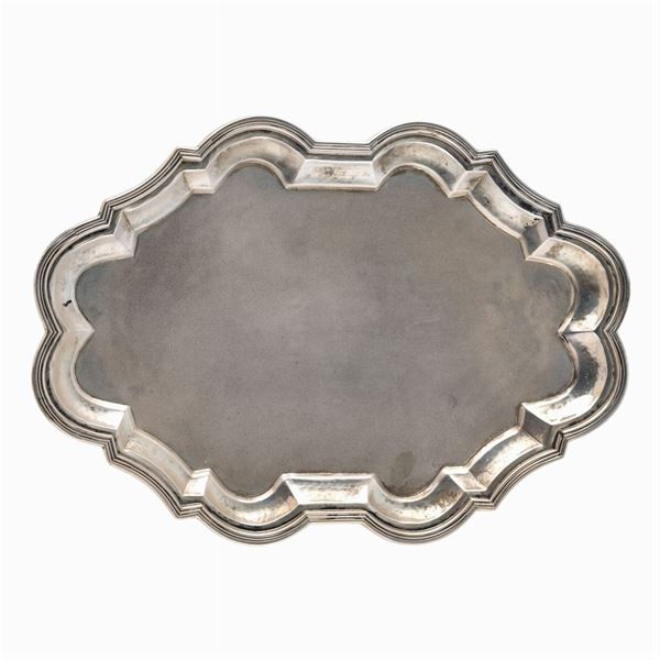 Tray in silver