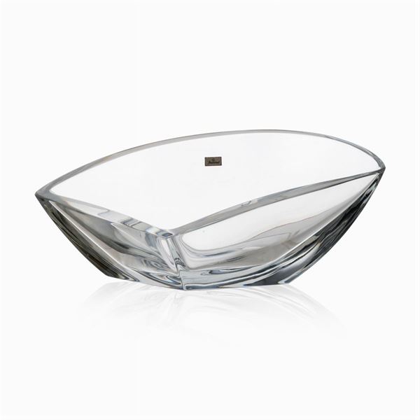 Baccarat,  transparent crystal centerpiece  (France, 20th century)  - Auction FINE SILVER AND ART OF THE TABLE - Colasanti Casa d'Aste