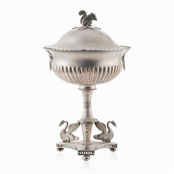 Silver compote