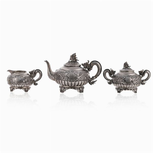 Silver tea service (3)