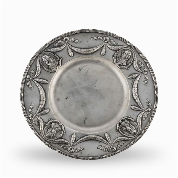 Piatto in argento  (Francia, XIX Sec.)  - Asta ARGENTI E ARTE DELLA TAVOLA - Colasanti Casa d'Aste