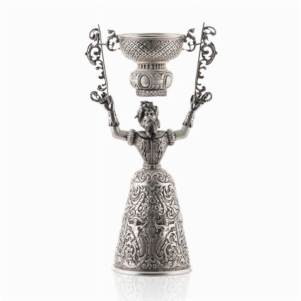 Silver cup  (Germany, 19th-20th century)  - Auction FINE SILVER AND ART OF THE TABLE - Colasanti Casa d'Aste