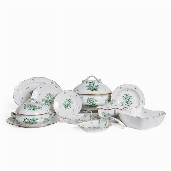 Herend for Candida Tupini, porcelain tableware service (72)  (Hungary, 20th century)  - Auction FINE SILVER AND ART OF THE TABLE - Colasanti Casa d'Aste
