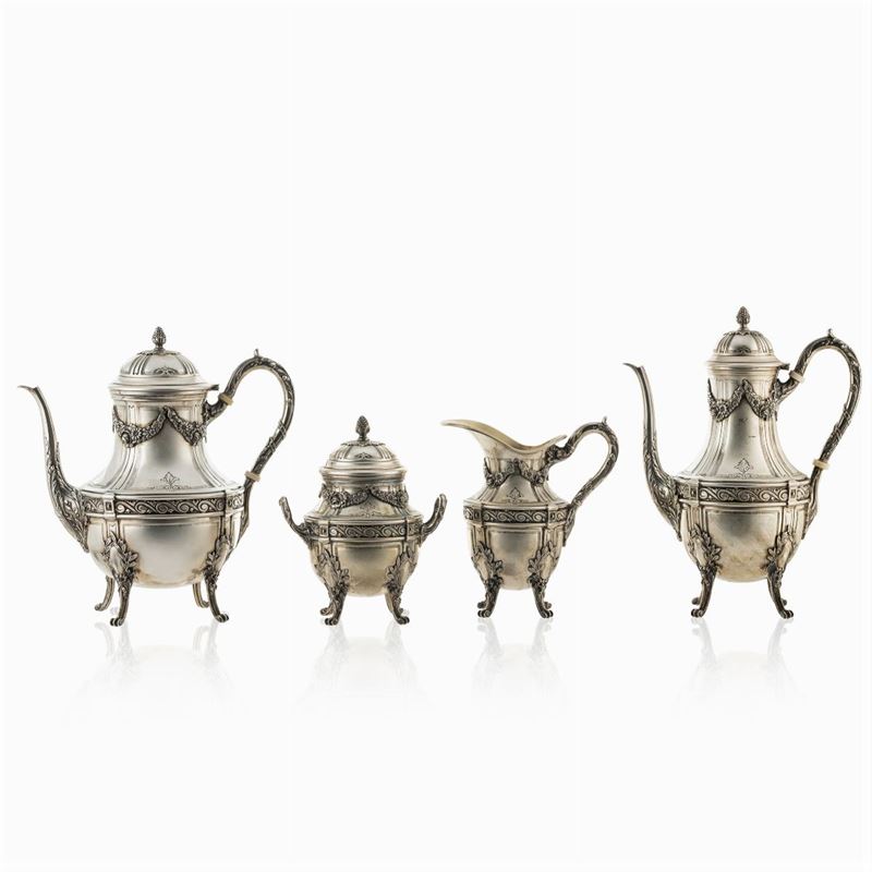 Servizio da The e Caffè in Argento (4)