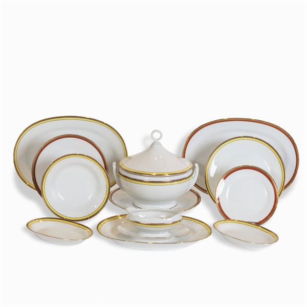 Richard Ginori, tableware service (54)  (Italy, 20th century)  - Auction FINE SILVER AND ART OF THE TABLE - Colasanti Casa d'Aste