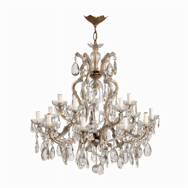 16 lights chandelier  (Italy, 1950s / 60s)  - Auction Old Master Paintings, Furniture, Sculpture and  Works of Art - Colasanti Casa d'Aste