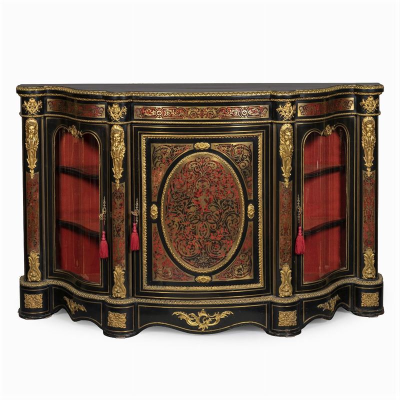 Mobile Credenza in Stile Boulle