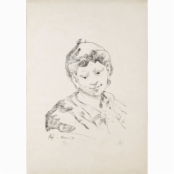 Corrado Cagli  (Ancona 1910 - Roma 1976)  - Asta Opere e Sculture del 900 Web Only  - Colasanti Casa d'Aste